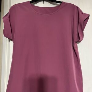 Elegant Mauve Blouse | Soft Versatile Top - small